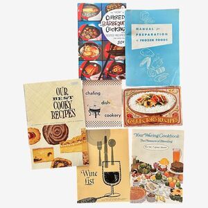 Vintage Retro MCM Cookbooks Pamphlets 60s-70s